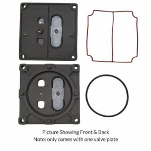 replacement valve plate assembly for a brownie floating dive compressor