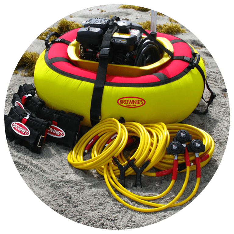 Brownie’s THIRD LUNG™ Gas Powered Tankless Diving Systems
