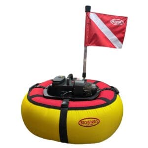 Sea Lion Sport by Brownie’s Third Lung – entry-level surface-supplied dive system with 50Ah battery, 2-hour runtime, 2-diver kit, and no maximum depth selector.