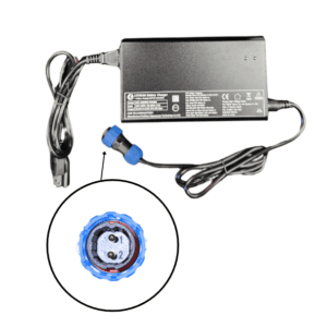 Battery charger for Sea LiOn tankless dive system.