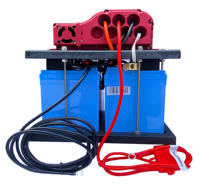 Brownie's built-in air system components for installation aboard a boat